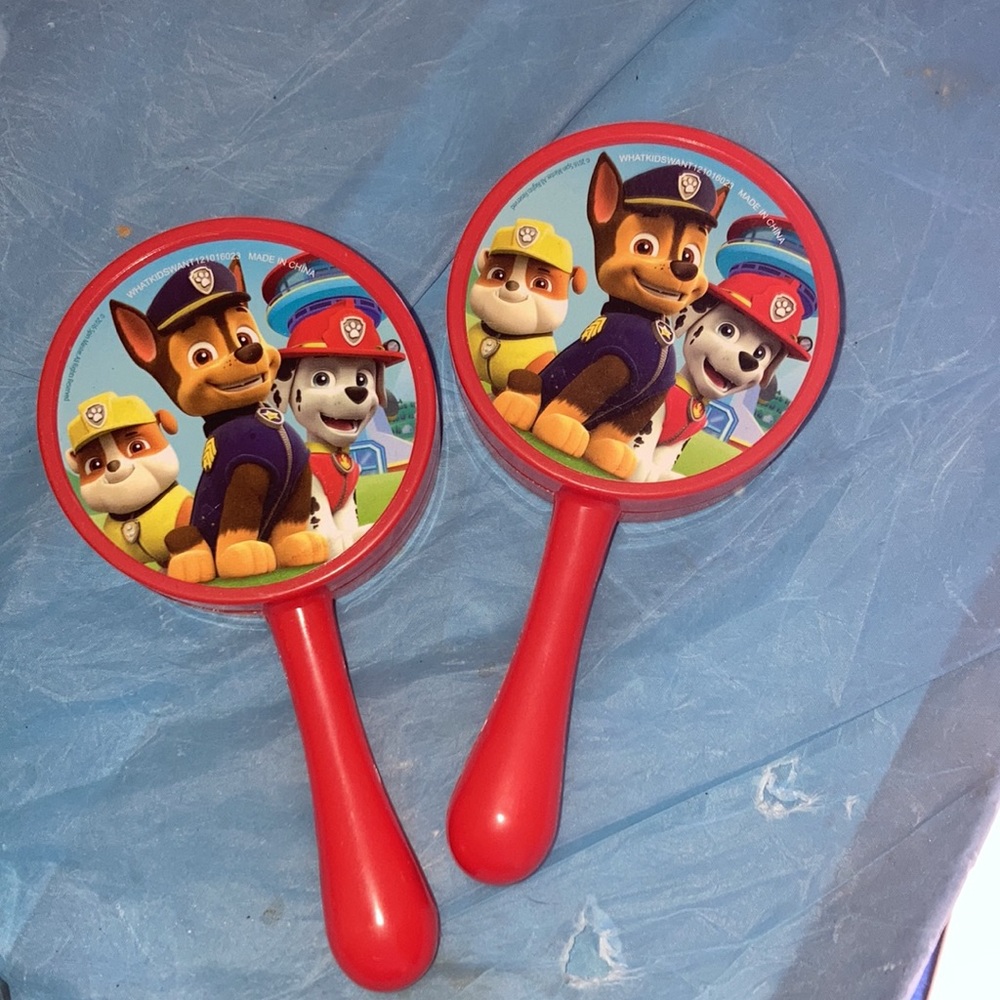 Paw Patrol Maracas noisemakers for kids